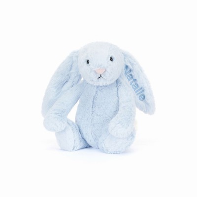 Jellycat Bashful Blue Konijn Medium | SM2381596